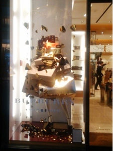 Burberry window design